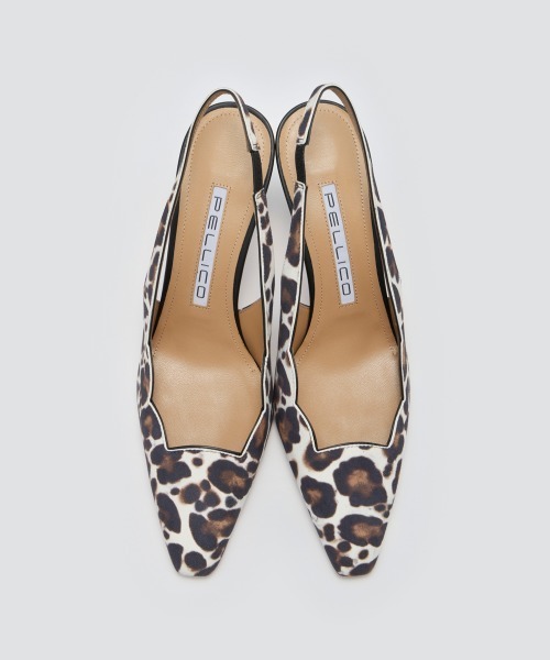 PELLICO（ペリーコ）の「VENERE スカラップ バックスリング パンプス 8.0cm LEOPARD（パンプス・レディース・レオパード・35/35.5/36.5/37/37.5/38/34.5/38.5/39）」の4枚目の写真