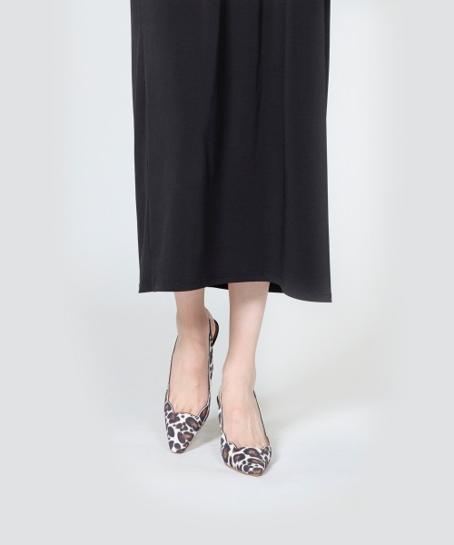 PELLICO（ペリーコ）の「VENERE スカラップ バックスリング パンプス 8.0cm LEOPARD（パンプス・レディース・レオパード・35/35.5/36.5/37/37.5/38/34.5/38.5/39）」の8枚目の写真