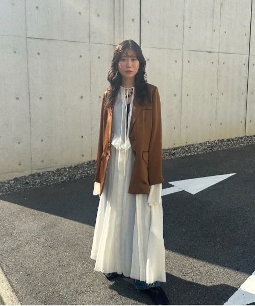 Ameri vintage アメリ　ASSORT LACE JACKET JACKET SET FLUFFY LACE DRESS（ドレス）｜Ameri（アメリ）の