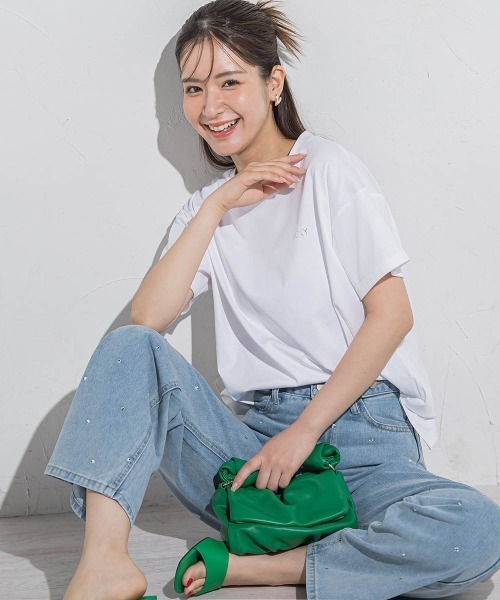 VICKY(ビッキー)の「【韓国で大人気】ラインストーンデニムパンツ≪洗濯機で洗える≫(デニムパンツ・レディース・ブルー・M/S)」の11枚目の写真