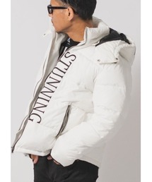 En serio TOKYO（エンソリオトーキョー）の「フロントの英字がシャープなブルゾン（ライダースジャケット）」