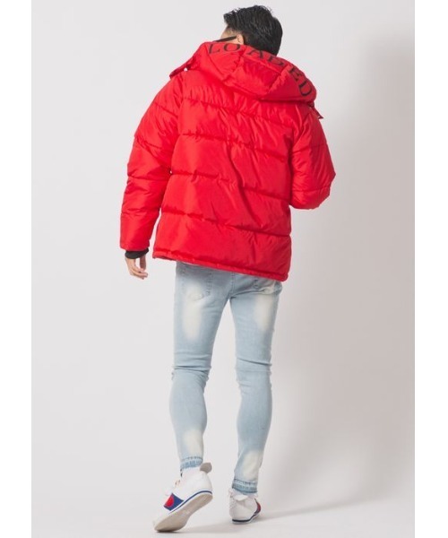 EVOLUTION（エボリューション）の「フロントの英字がシャープなブルゾン（ライダースジャケット・メンズ・オフホワイト/ブラック/レッド・LARGE/MEDIUM/X-LARGE）」の13枚目の写真