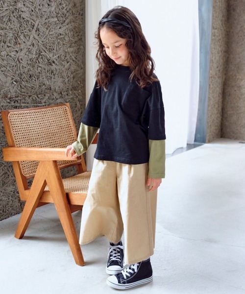 綿100％ガウチョパンツ（女の子）（その他パンツ