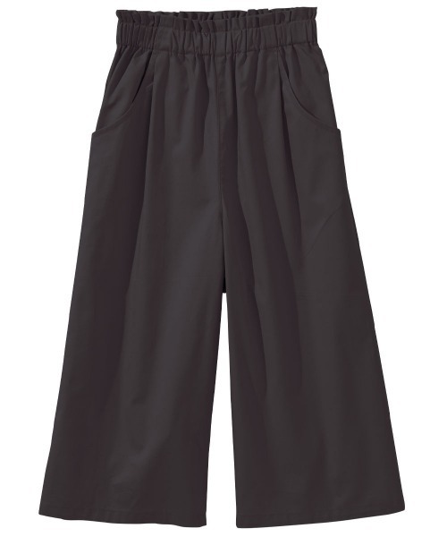 パドカレ　綿ネップ　リサイクル　ガウチョ　ブラックパンツ Pants | KAPITAL