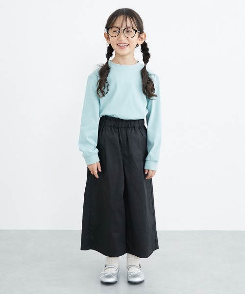 萌 モユル ガウチョパンツ ワイドパンツ コットン100 センソユニコ SALE セール C17 レディース ガウチョパンツ CC3260 ストレッチ