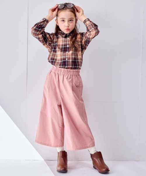 綿100％ガウチョパンツ（女の子）（その他パンツ