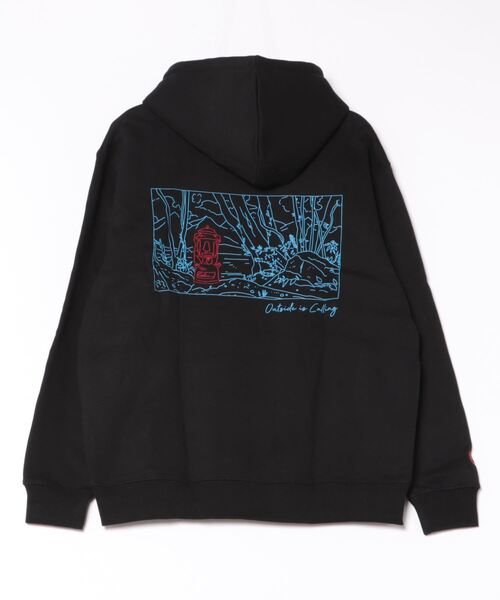 パーカー Coleman「コールマン」ユニセックス　Landscapes  Line  Art Sweat Hoodie レディース メンズ セール】Coleman【コールマン】ﾕﾆｾｯｸｽ Landscapes Line Art