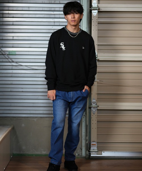 NEW ERA(ニューエラ)の「NEW ERA/ニューエラ トレーナー/スウェット セットアップ対応 ワンポイント MLB 14324652/14324655(スウェット・メンズ・ブラウン/ブラック・M/L/XL/2XL)」の6枚目の写真