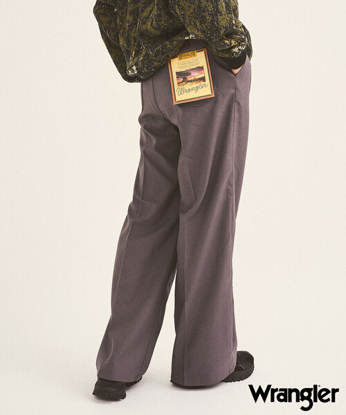 Wrangler（ラングラー）の「WRANGLER / ラングラー WRANCHER WIDE WI1190（スラックス・メンズ・チャコールグレー/ブラック・MEDIUM/LARGE）」の2枚目の写真