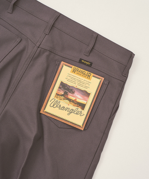 Wrangler（ラングラー）の「WRANGLER / ラングラー WRANCHER WIDE WI1190（スラックス・メンズ・チャコールグレー/ブラック・MEDIUM/LARGE）」の5枚目の写真