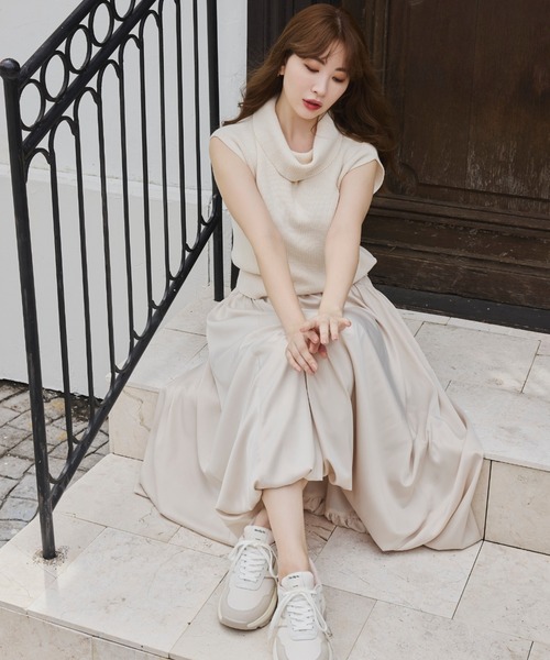 Her lip to（ハーリップトゥー）の「Gather Balloon Long Skirt