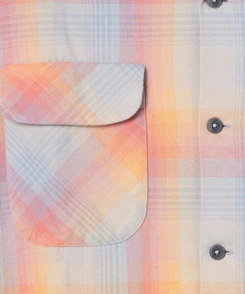 PENDLETON（ペンドルトン）の「【PENDLETON/ペンドルトン】オンブレ チェック オープンカラーシャツ（シャツ/ブラウス・メンズ・ミント/チャコールグレー/グレー/ブルー/コーラルピンク・M/L）」の11枚目の写真