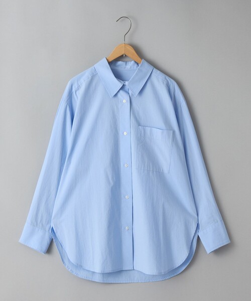 RONEL（ロネル）の「レギュラーブロードシャツ（シャツ/ブラウス・レディース・ホワイト/ライトブルー・S/M）」の6枚目の写真