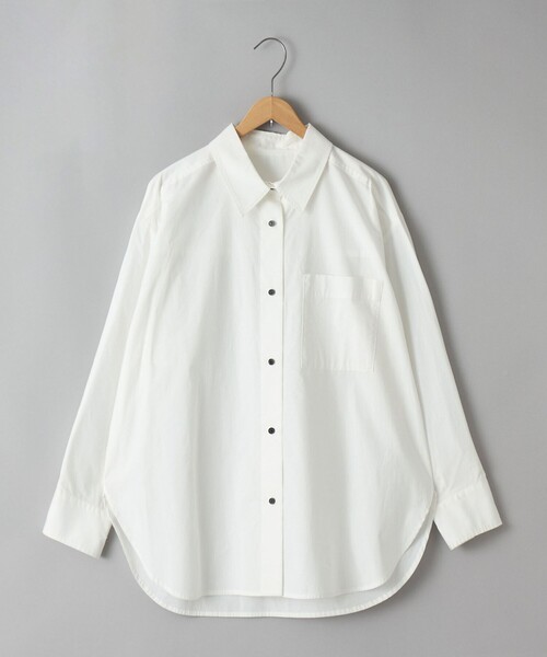 RONEL（ロネル）の「レギュラーブロードシャツ（シャツ/ブラウス・レディース・ホワイト/ライトブルー・S/M）」の7枚目の写真