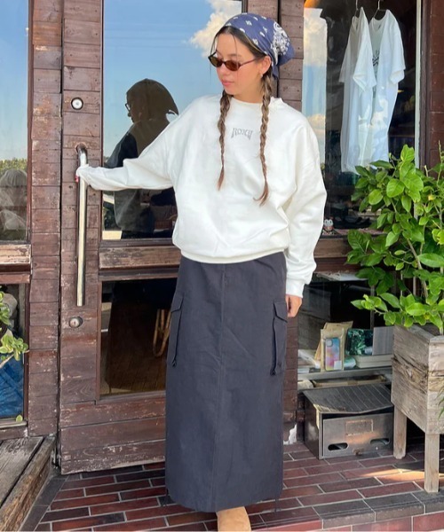 ROXY（ロキシー）の「THE CHEMISTRY OF LIF/ロキシードローコード付きスカート（スカート・レディース・ベージュ/カーキ/ブラック・MEDIUM/LARGE/SMALL）」の2枚目の写真