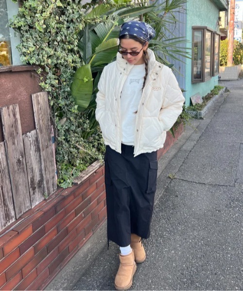 ROXY（ロキシー）の「THE CHEMISTRY OF LIF/ロキシードローコード付きスカート（スカート・レディース・ベージュ/カーキ/ブラック・MEDIUM/LARGE/SMALL）」の21枚目の写真