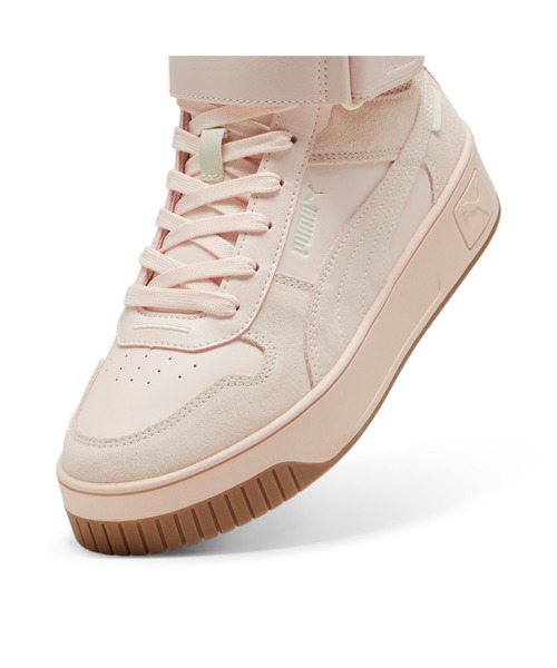 PUMA(プーマ)の「PUMA プーマ ウィメンズ キャリーナ ストリート ミッド コケット スニーカ(スニーカー・レディース・ホワイト系その他/ピンク系その他・25.0cm/24.5cm/24.0cm/25.5cm/23.5cm/23.0cm/22.5cm/22.0cm)」の5枚目の写真