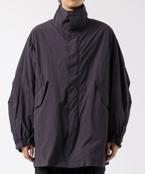 ATON［エイトン］Air Weather Short Mods Coat AIR WEATHER SHORT MODS COAT / BLACK | ATON (MEN)(エイトン
