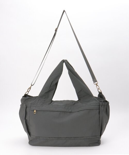 LBC(エルビーシー)の「撥水ワッシャーキャリーオンボストンバッグ(ボストンバッグ・レディース・チャコール/ベージュ/グリーン/モカ・FREE)」の12枚目の写真