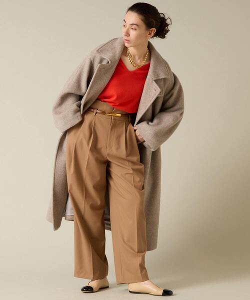 Liesse（リエス）の「【MANTECO】ワイドスリーブコート（その他アウター・レディース・グレイッシュベージュ/カーキ・FREE）」の7枚目の写真