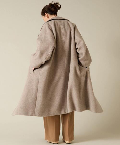 Liesse（リエス）の「【MANTECO】ワイドスリーブコート（その他アウター・レディース・グレイッシュベージュ/カーキ・FREE）」の9枚目の写真