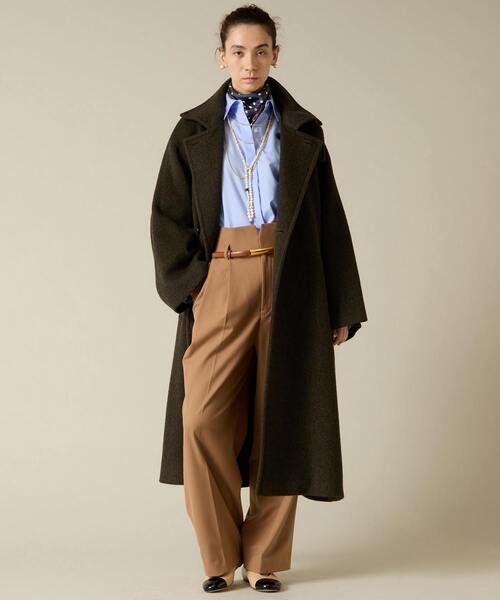 Liesse（リエス）の「【MANTECO】ワイドスリーブコート（その他アウター・レディース・グレイッシュベージュ/カーキ・FREE）」の18枚目の写真