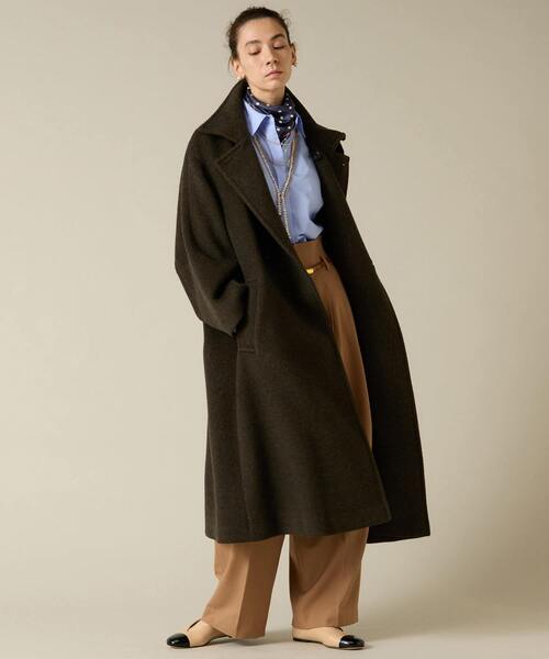 Liesse（リエス）の「【MANTECO】ワイドスリーブコート（その他アウター・レディース・グレイッシュベージュ/カーキ・FREE）」の20枚目の写真