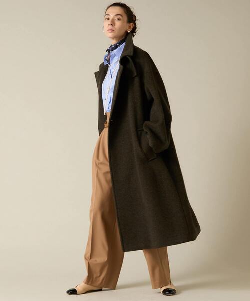 Liesse（リエス）の「【MANTECO】ワイドスリーブコート（その他アウター・レディース・グレイッシュベージュ/カーキ・FREE）」の21枚目の写真