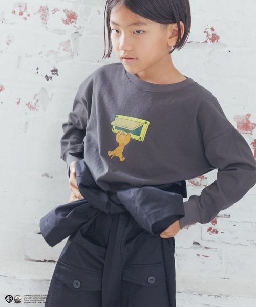 LOWRYS FARM(ローリーズファーム)の「TOMandJERRY LST 150589(Tシャツ/カットソー・キッズ・チャコールグレー/グリーン/レッド・110cm/120cm/130cm/140cm/150cm)」の11枚目の写真