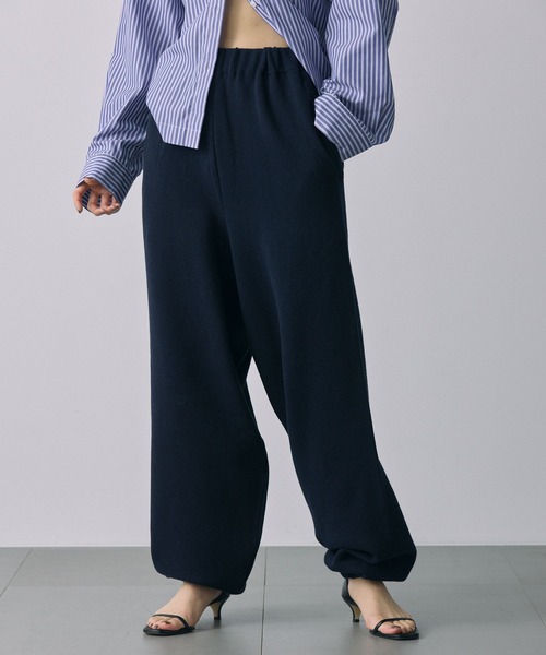 jj mercer(ジェイジェイマーサー)の「【J.J. Mercer】スウェットニットパンツ(スウェットパンツ・レディース・ネイビー/グレー・FREE)」の10枚目の写真