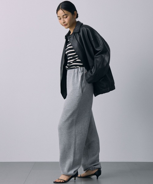 jj mercer(ジェイジェイマーサー)の「【J.J. Mercer】スウェットニットパンツ(スウェットパンツ・レディース・ネイビー/グレー・FREE)」の4枚目の写真