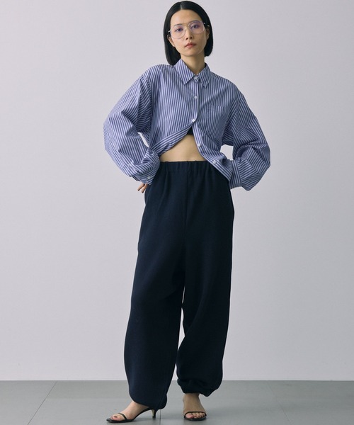 jj mercer(ジェイジェイマーサー)の「【J.J. Mercer】スウェットニットパンツ(スウェットパンツ・レディース・ネイビー/グレー・FREE)」の13枚目の写真