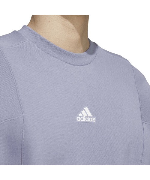 adidas(アディダス)の「アディダス adidas ワーディングパック ルーズフィット フレンチテリー スウェットシャツ(スウェット・メンズ・ライトグリーン/サックスブルー/ブラック・S/M/L/LL/3L)」の14枚目の写真