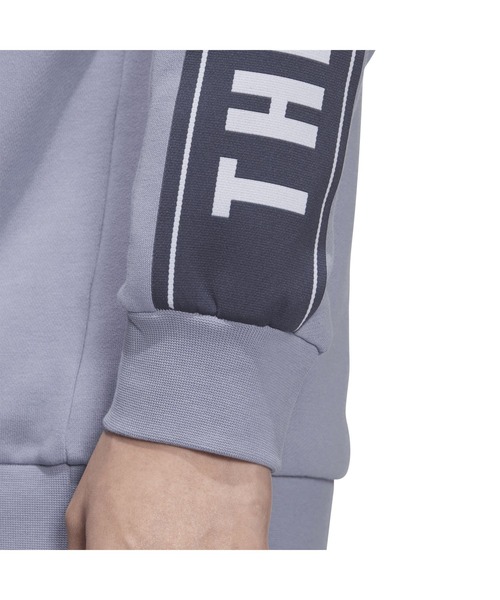 adidas(アディダス)の「アディダス adidas ワーディングパック ルーズフィット フレンチテリー スウェットシャツ(スウェット・メンズ・ライトグリーン/サックスブルー/ブラック・S/M/L/LL/3L)」の15枚目の写真