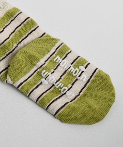 moimoln（モイモルン）の「メロンソックス（ソックス/靴下・キッズ・ブルー/ライトグリーン・12cm/14cm/10cm/16cm）」の8枚目の写真