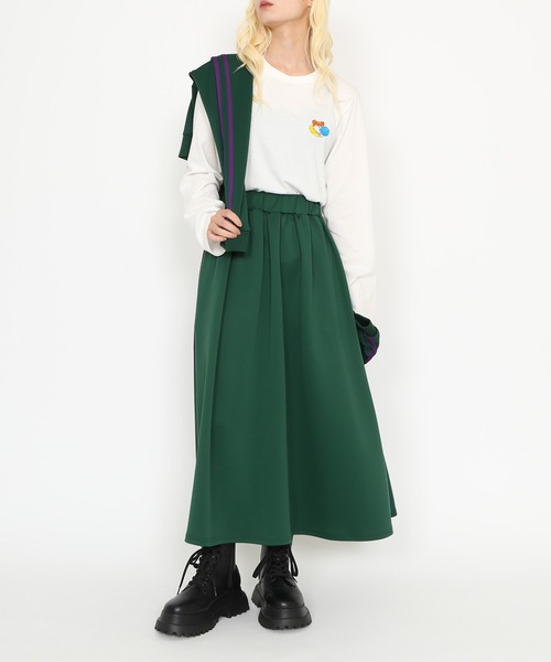 PUNYUS（プニュズ）の「ワンポイント刺繍ロンＴ（Tシャツ/カットソー・レディース・ホワイト/ブラック・1/2/3/4）」の11枚目の写真