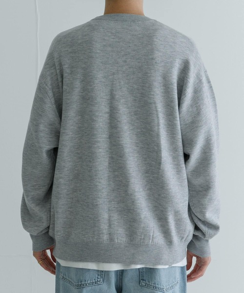 crepuscule（クレプスキュール）の「『別注』crepuscule×URBAN RESEARCH　W Face Crew Neck（ニット/セーター・メンズ・ブラック系その他/グレー系その他・2/1）」の5枚目の写真