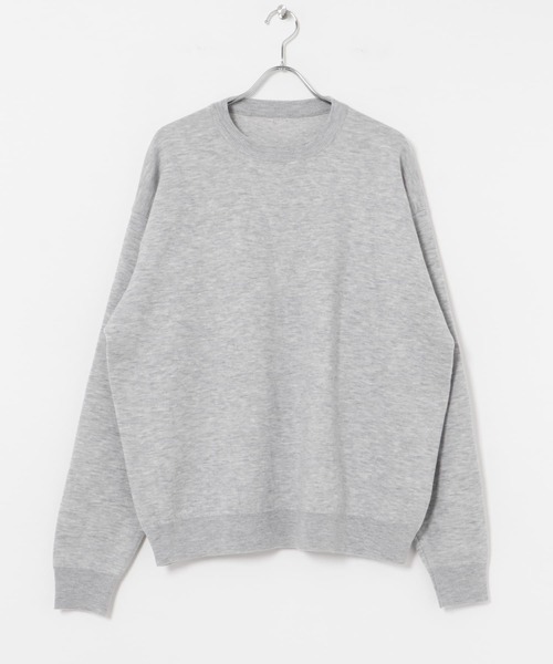 crepuscule（クレプスキュール）の「『別注』crepuscule×URBAN RESEARCH　W Face Crew Neck（ニット/セーター・メンズ・ブラック系その他/グレー系その他・2/1）」の7枚目の写真