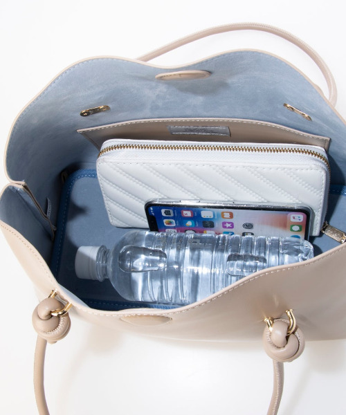 cache cache（カシュ カシュ）の「カシュカシュ cachecache / ミニマムボストントートバッグ（トートバッグ・レディース・ベージュ/ブラック/チョコ・FREE）」の13枚目の写真