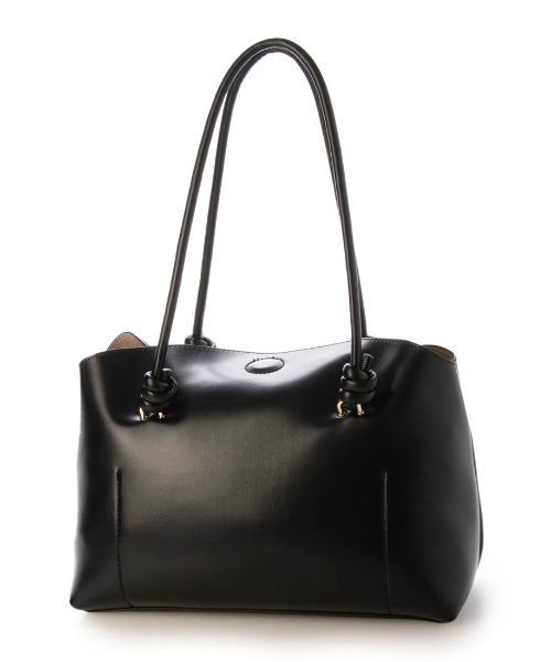 cache cache（カシュ カシュ）の「カシュカシュ cachecache / ミニマムボストントートバッグ（トートバッグ・レディース・ベージュ/ブラック/チョコ・FREE）」の4枚目の写真