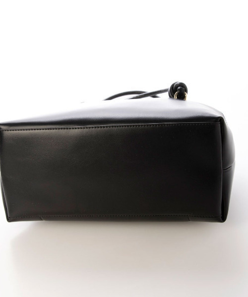 cache cache（カシュ カシュ）の「カシュカシュ cachecache / ミニマムボストントートバッグ（トートバッグ・レディース・ベージュ/ブラック/チョコ・FREE）」の5枚目の写真