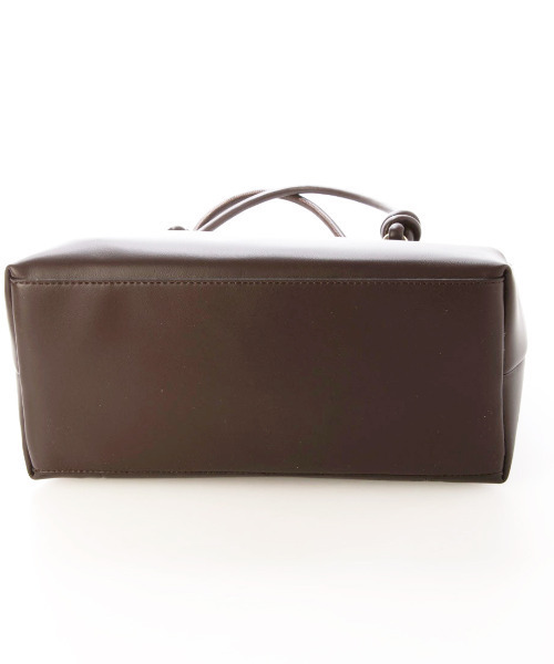 cache cache（カシュ カシュ）の「カシュカシュ cachecache / ミニマムボストントートバッグ（トートバッグ・レディース・ベージュ/ブラック/チョコ・FREE）」の8枚目の写真