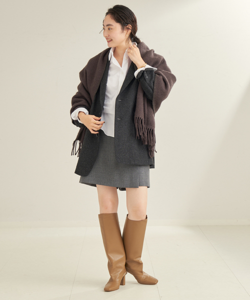 plage(プラージュ)の「OX Compact シャツ(シャツ/ブラウス・レディース・ホワイト/サックスブルー・FREE)」の3枚目の写真