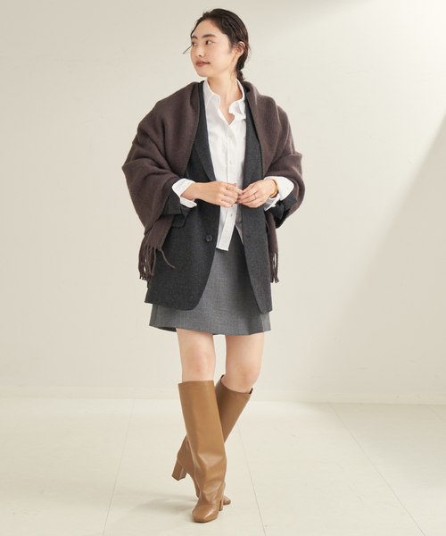 plage(プラージュ)の「OX Compact シャツ(シャツ/ブラウス・レディース・ホワイト/サックスブルー・FREE)」の5枚目の写真