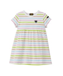 DOUBLE_B（ダブルビー）の「半袖ボーダーワンピース（ワンピース）」