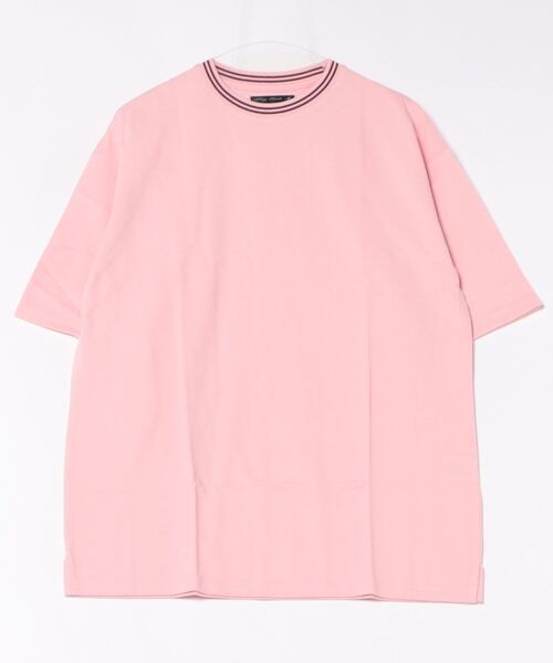 Bling Leads(ブリングリーズ)の「【Bling leads】鹿の子ライン入り刺繍クルーTシャツ(Tシャツ/カットソー・メンズ・ピンク/ネイビー/ワイン/チャコールグレー・LARGE/X-LARGE/MEDIUM)」の14枚目の写真