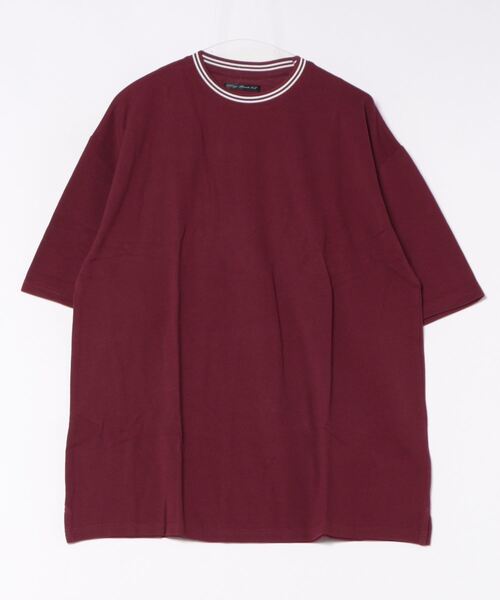 Bling Leads(ブリングリーズ)の「【Bling leads】鹿の子ライン入り刺繍クルーTシャツ(Tシャツ/カットソー・メンズ・ピンク/ネイビー/ワイン/チャコールグレー・LARGE/X-LARGE/MEDIUM)」の15枚目の写真