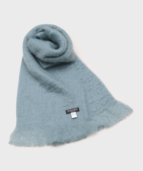 GALLEST（ギャレスト）の「◆モヘヤ混ストール（ストール/ショール・レディース・イエロー系その他/ライトブルー/ホワイト/ベージュ・00）」の6枚目の写真