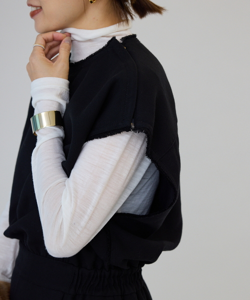 IENA Nell オールインワン 38 ブラック IENA（イエナ）の「Nell オールインワン（つなぎ/オールインワン