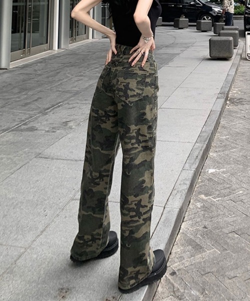 Tightbooth ノイズ迷彩柄 イージーパンツ XL リップストップ Tightbooth ノイズ迷彩柄 イージーパンツ XL リップストップ